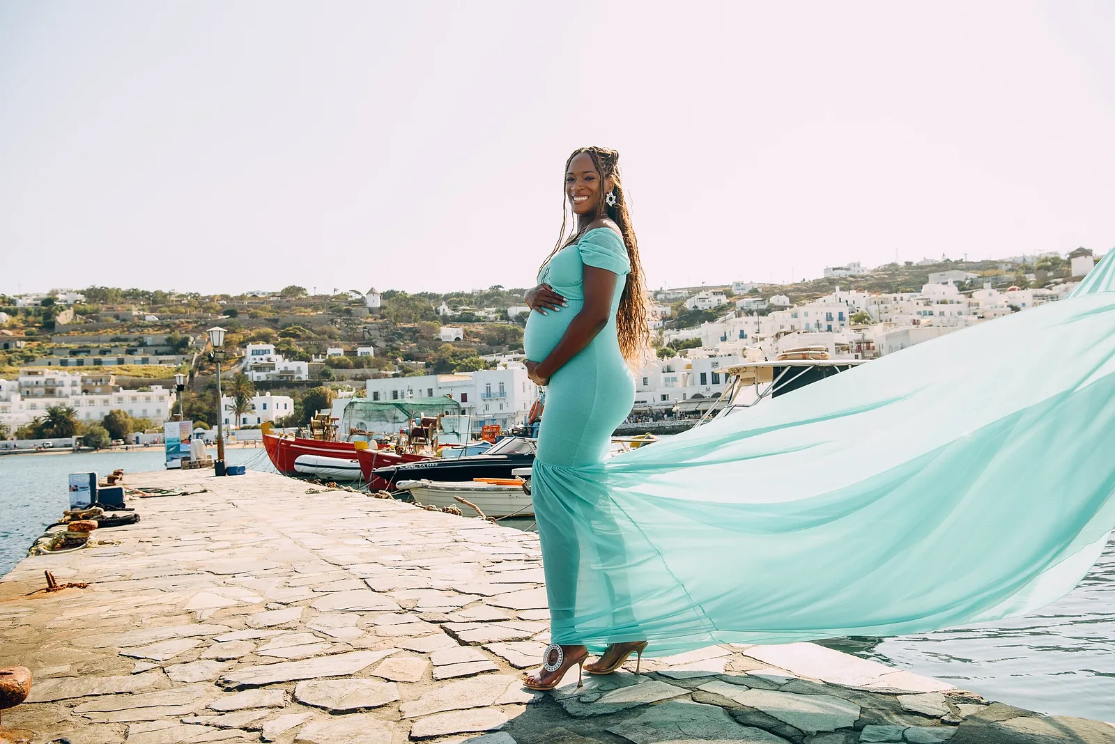 Gown in the Breeze.
