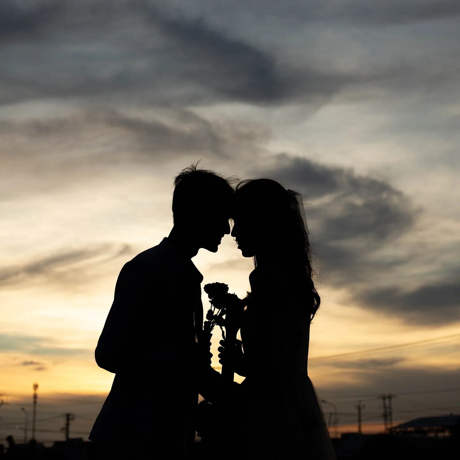 Silhouettes at Dusk.