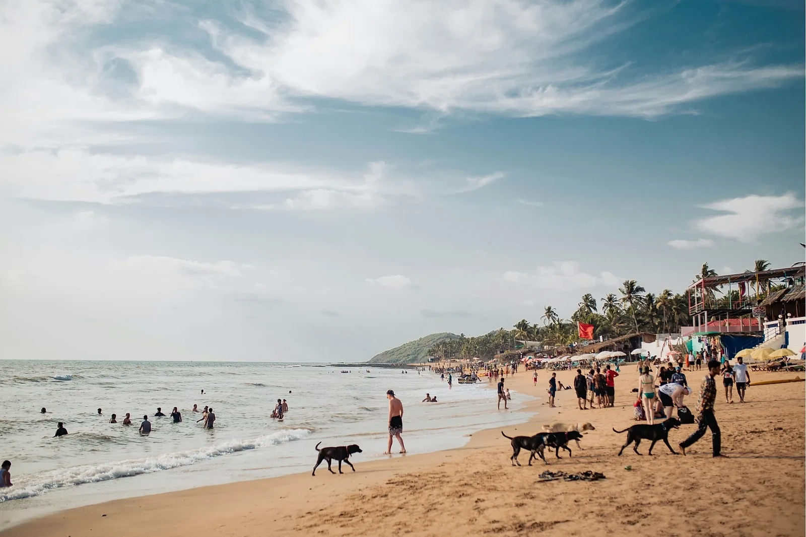 Photoshoot in North Goa: beach #1: baga beach.