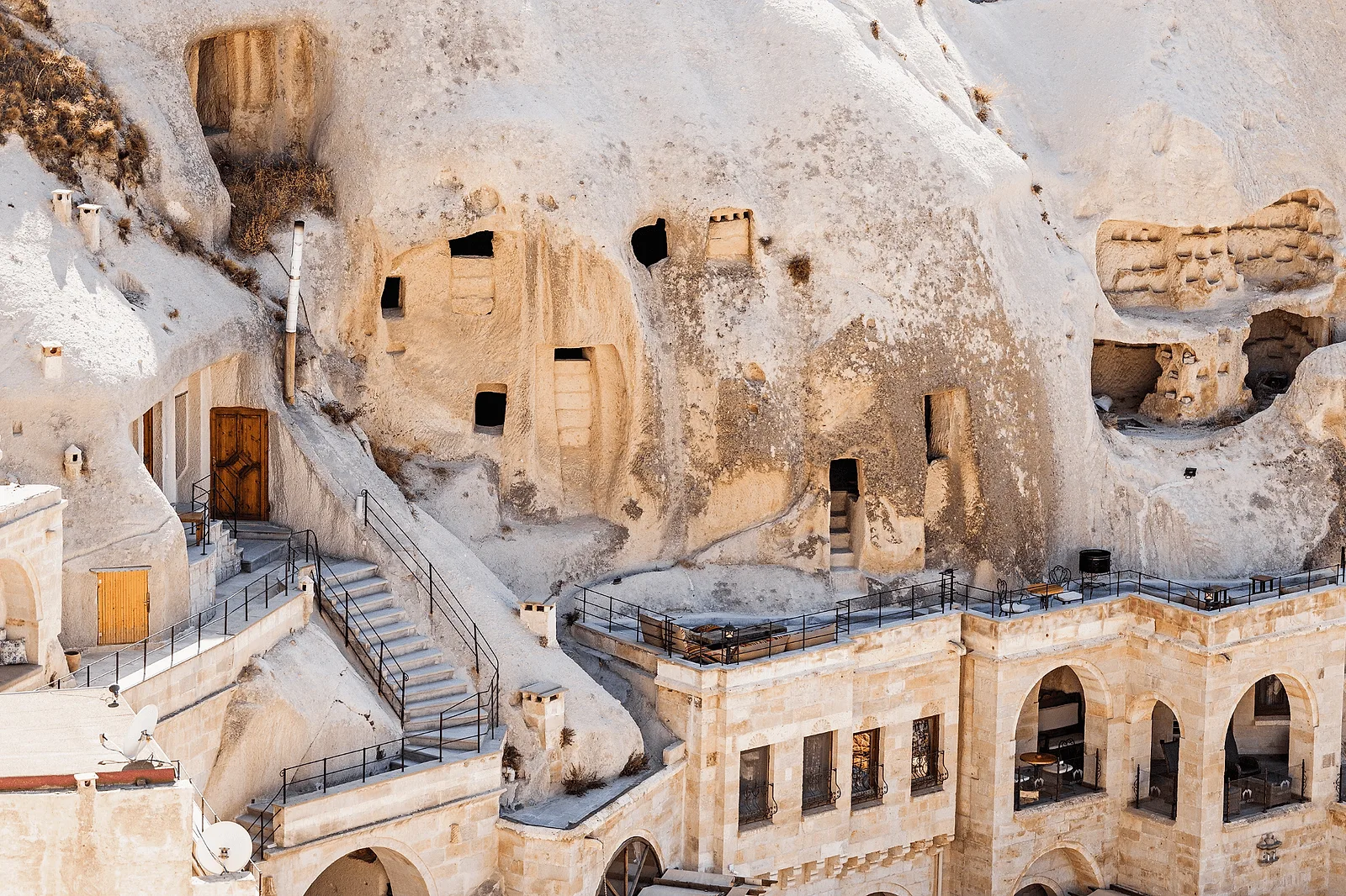 Stay in a Cappadocia Cave Hotel.