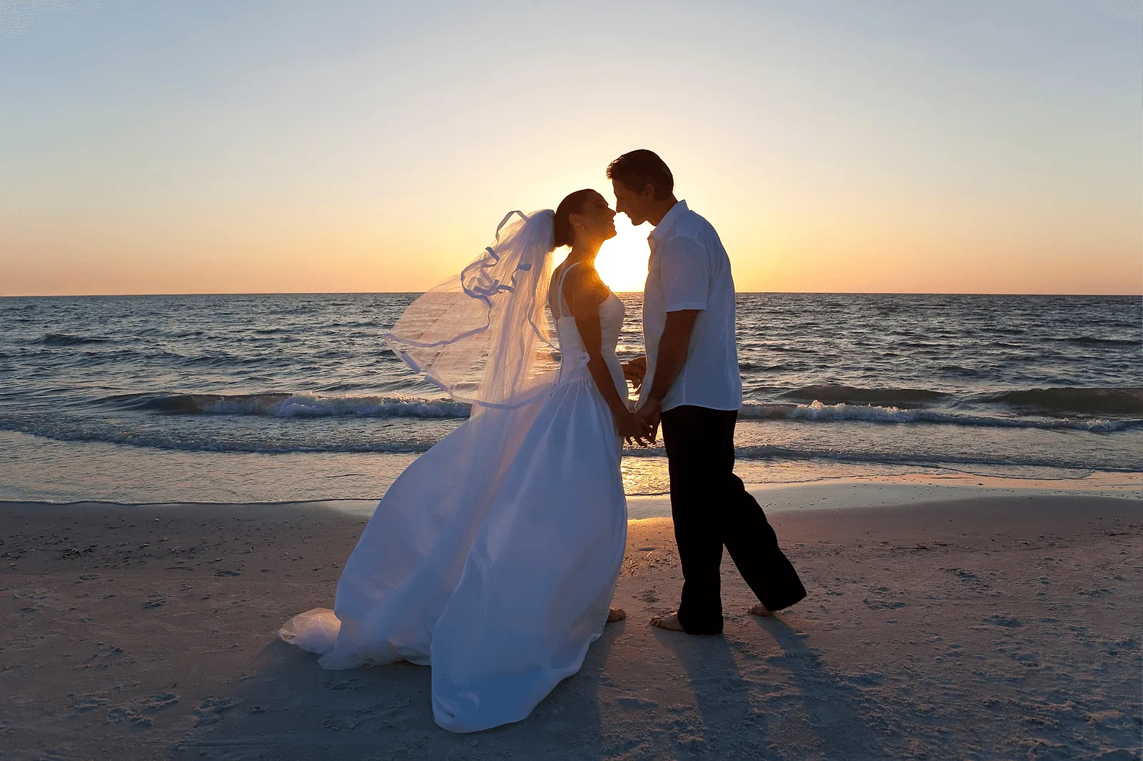 Silhouette by the Ocean.