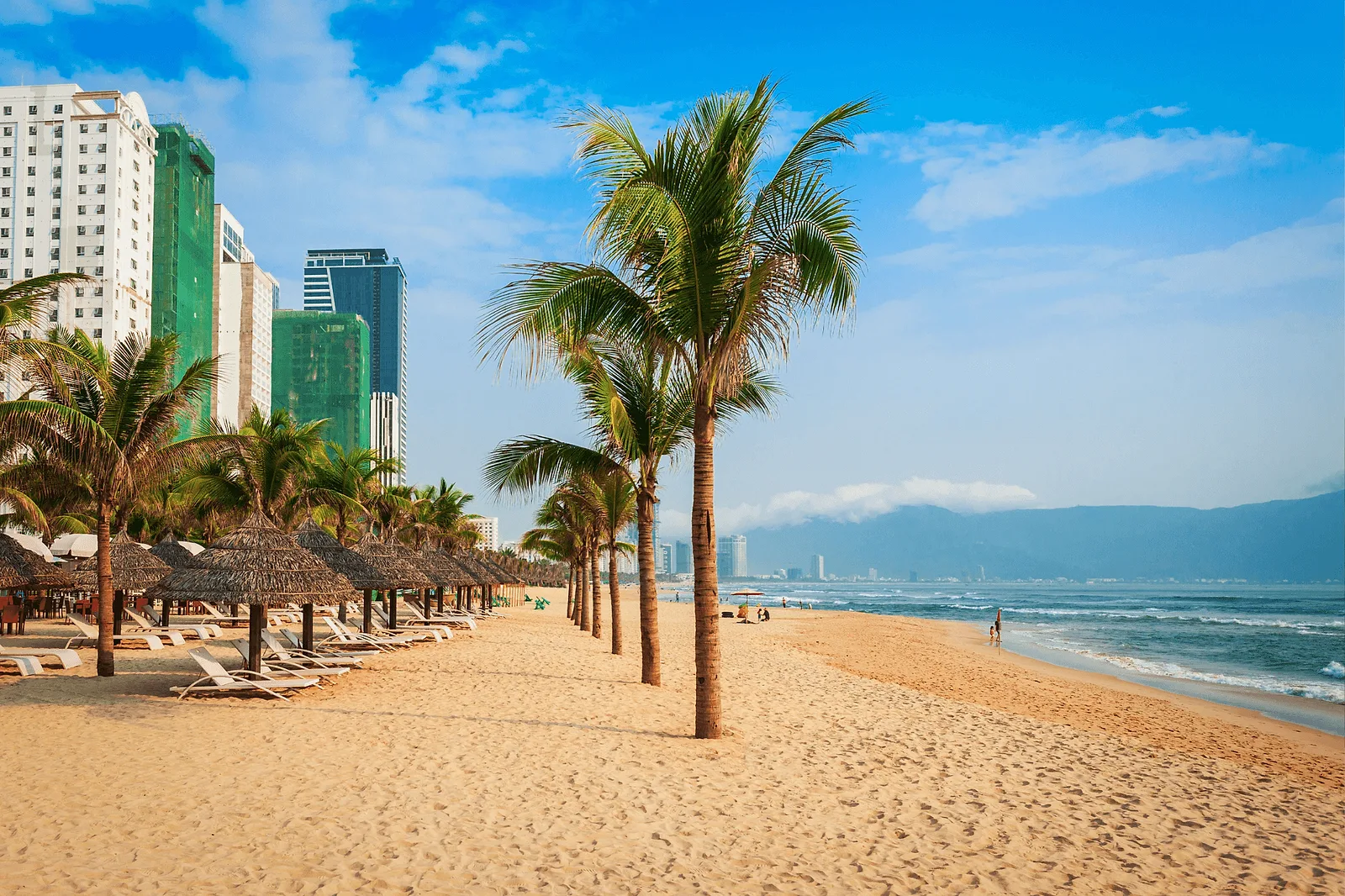 Photoshoot spot at My Khe Beach, Da Nang