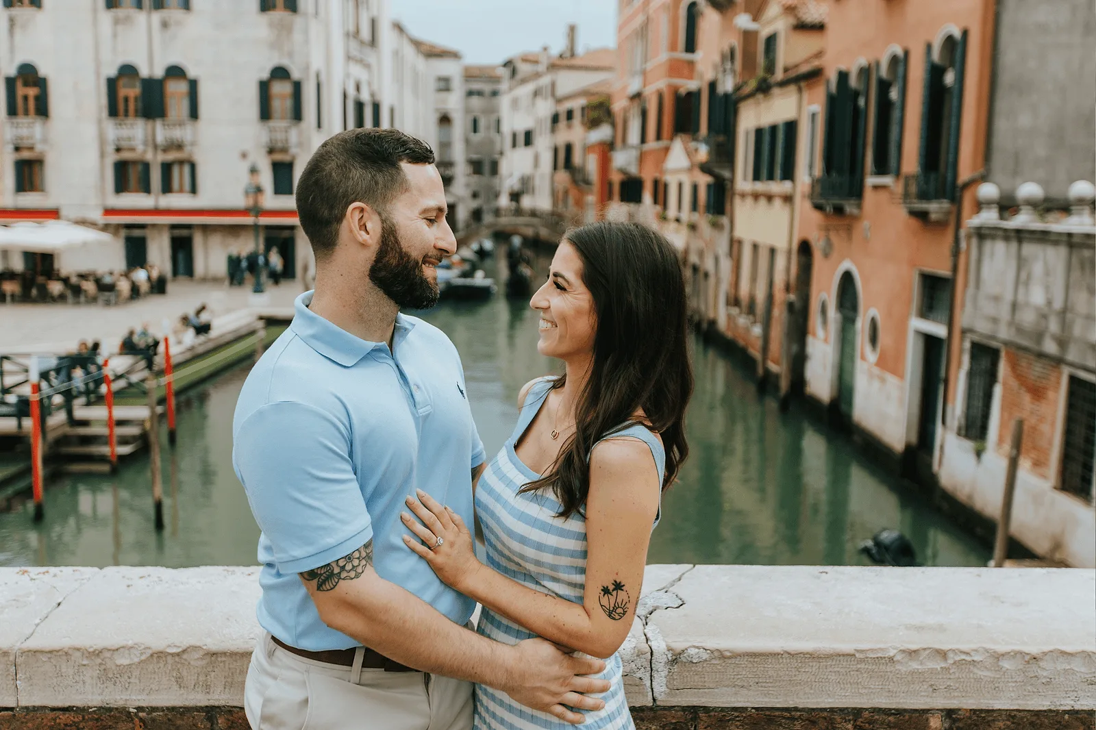 Romantic Summer in Venice, Italy.