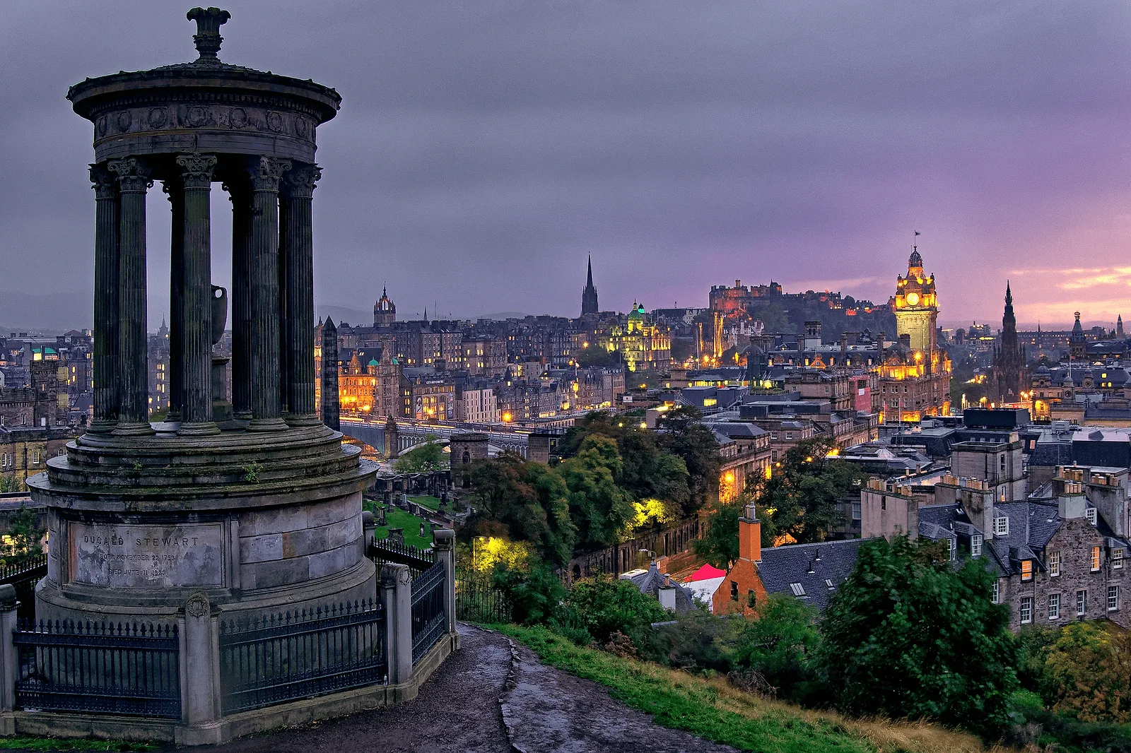 View of Edinburgh from Calton Hill