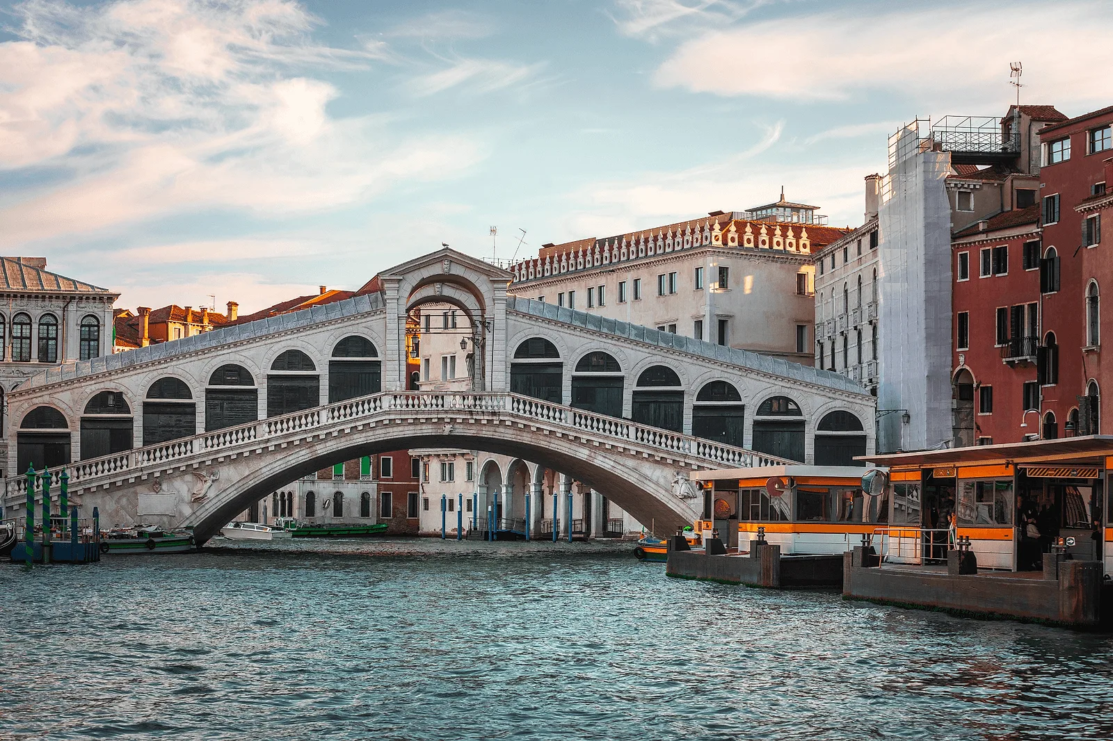 Rialto Bridge in Venice, Italy, Europe as top photo spot for professional photoshoot