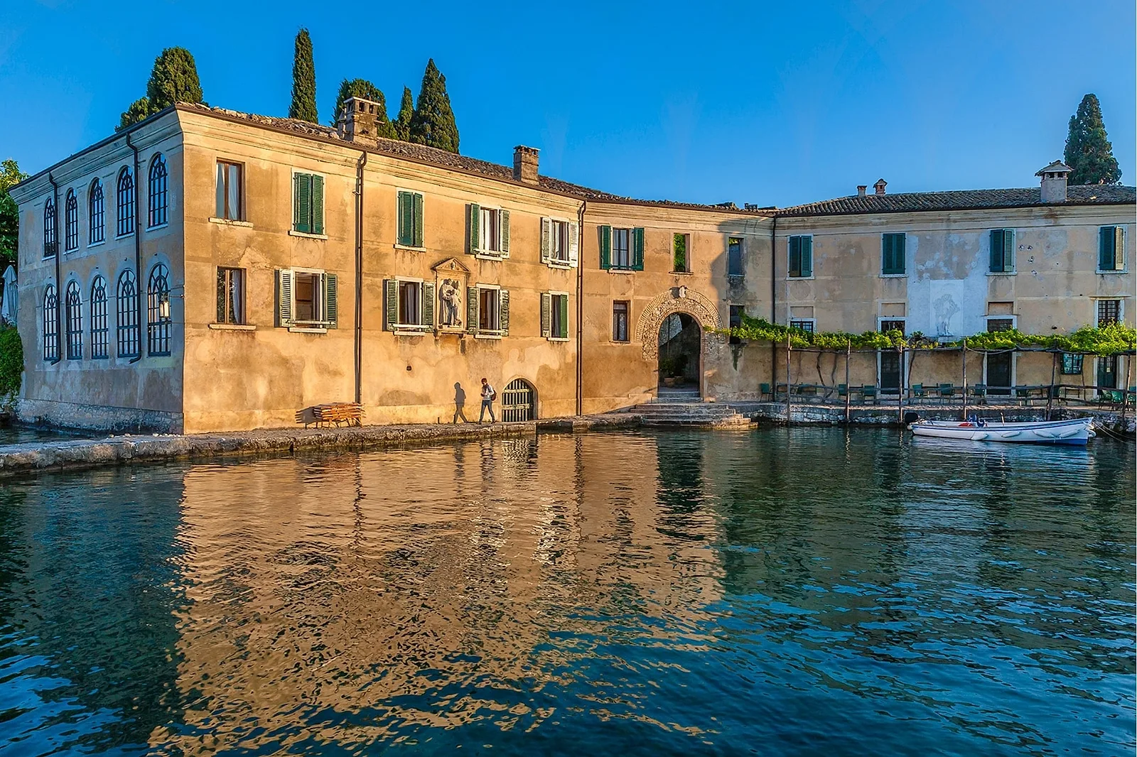 Punta San Vigilio at sunset