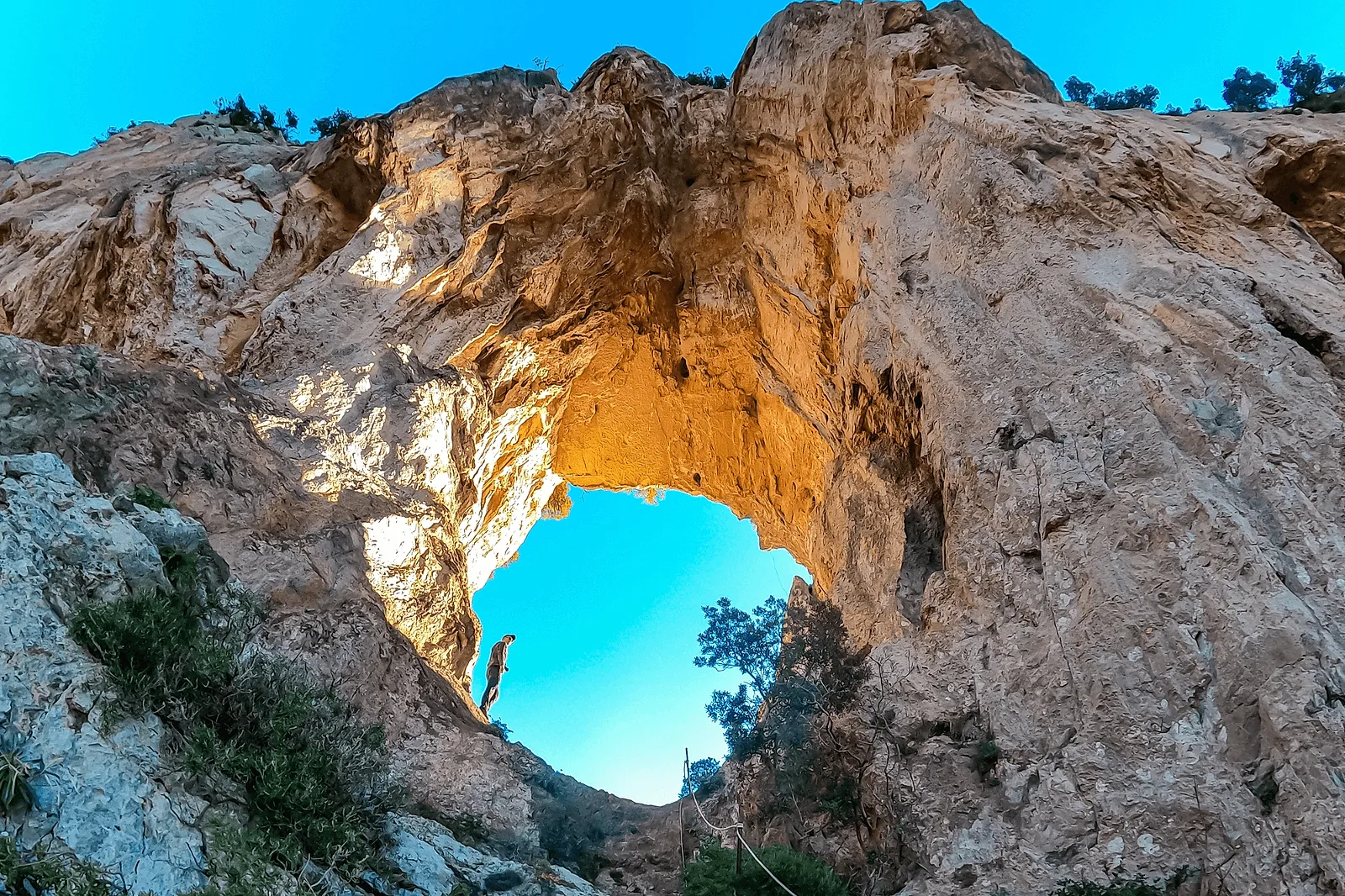 Montepertuso: The Hole in the Rock Above the Village