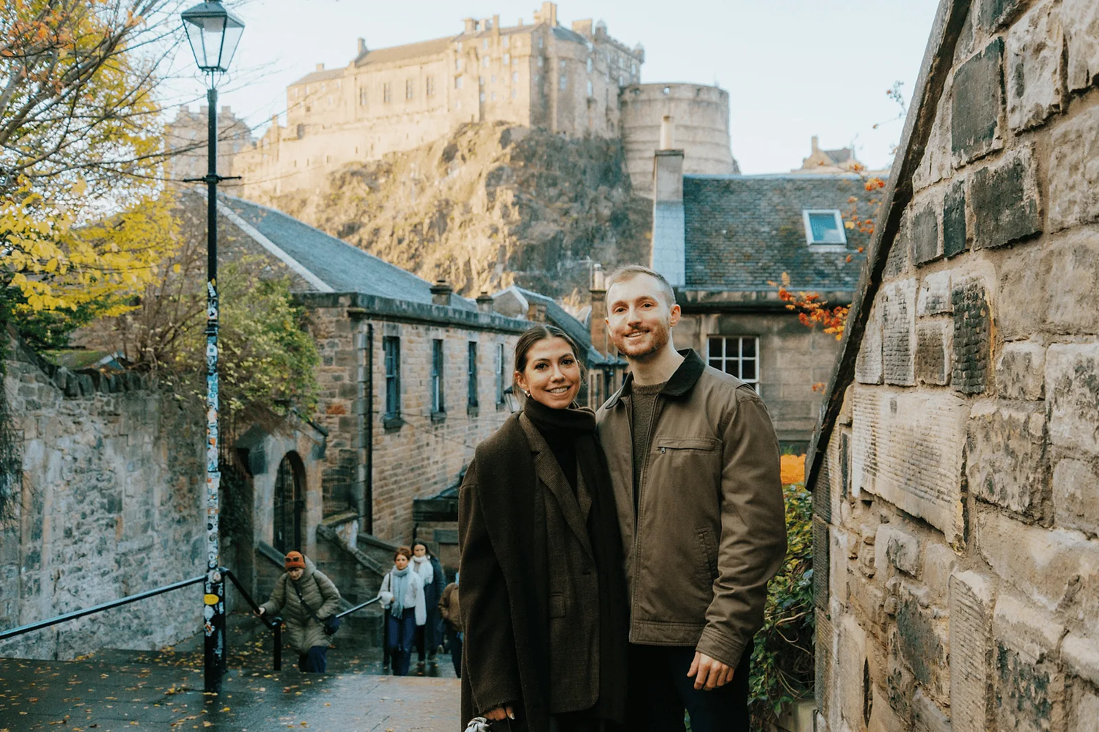 couple photoshoot in edinburgh where to take pictures