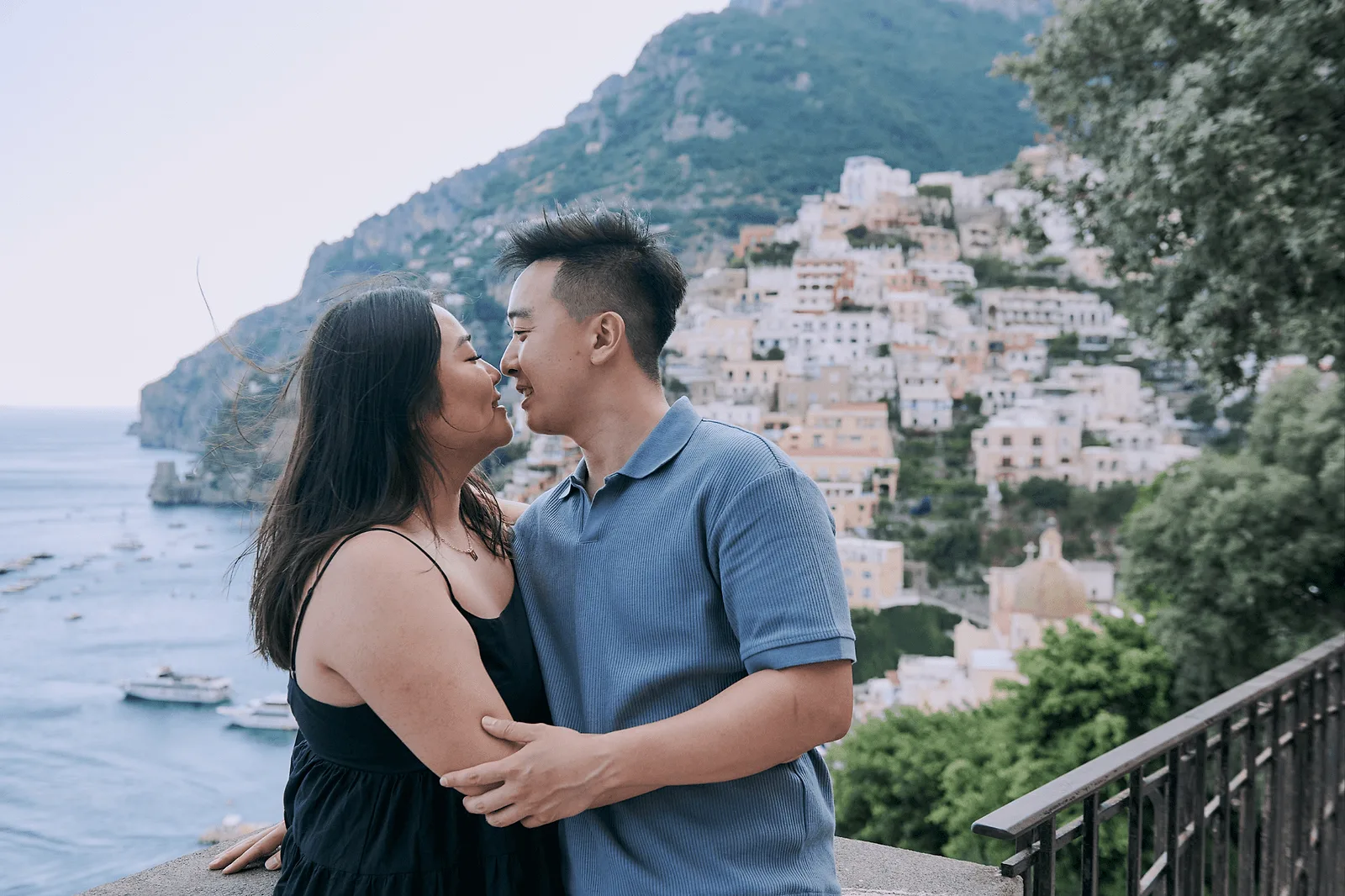 engagement day in positano