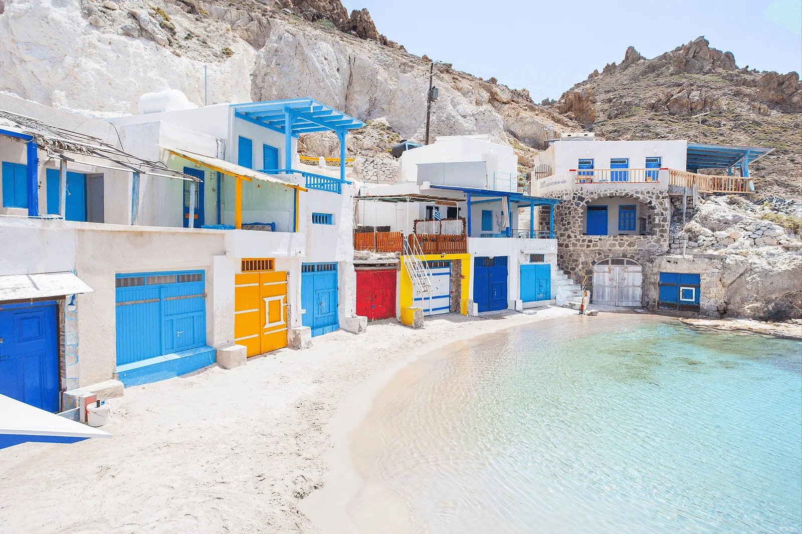 Firopotamos village, Milos island, Greece