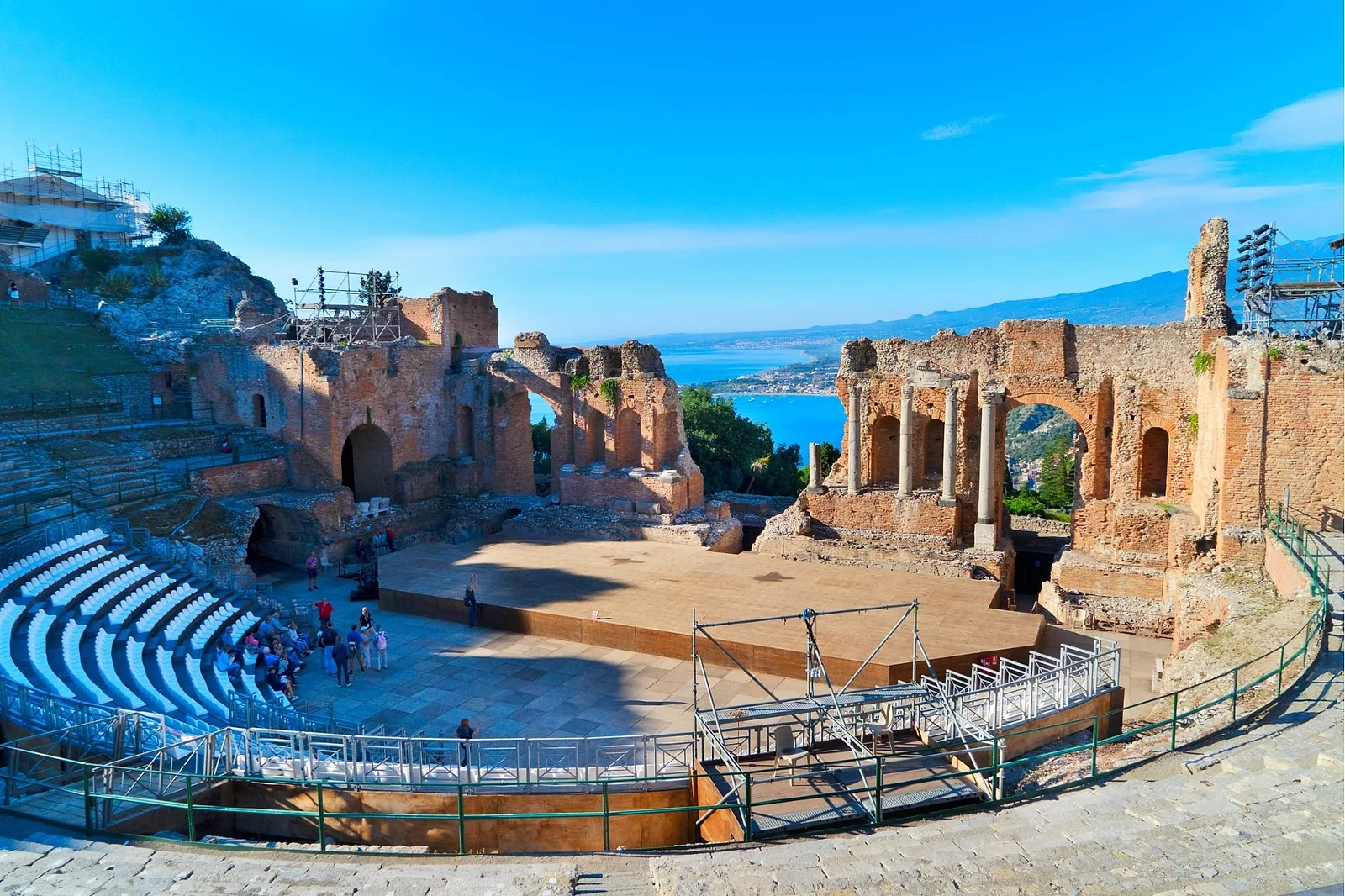 Greek theater in Taormina, Sicily