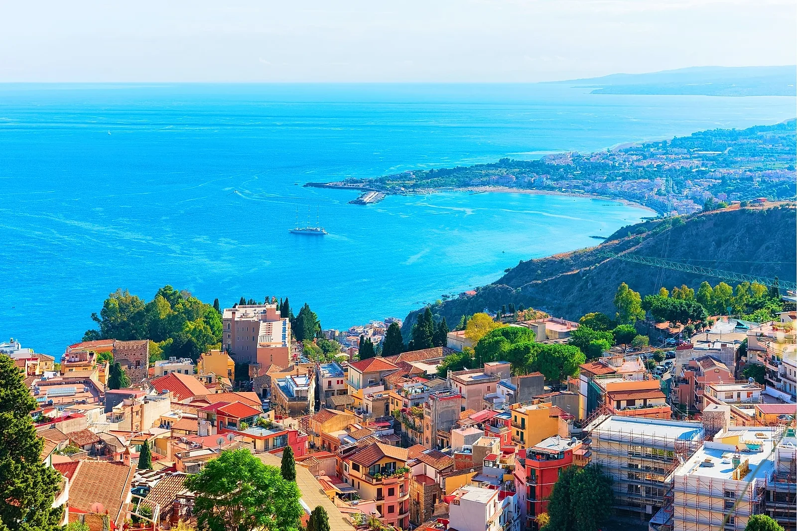 Mazzaro Bay in Taormina, Sicily