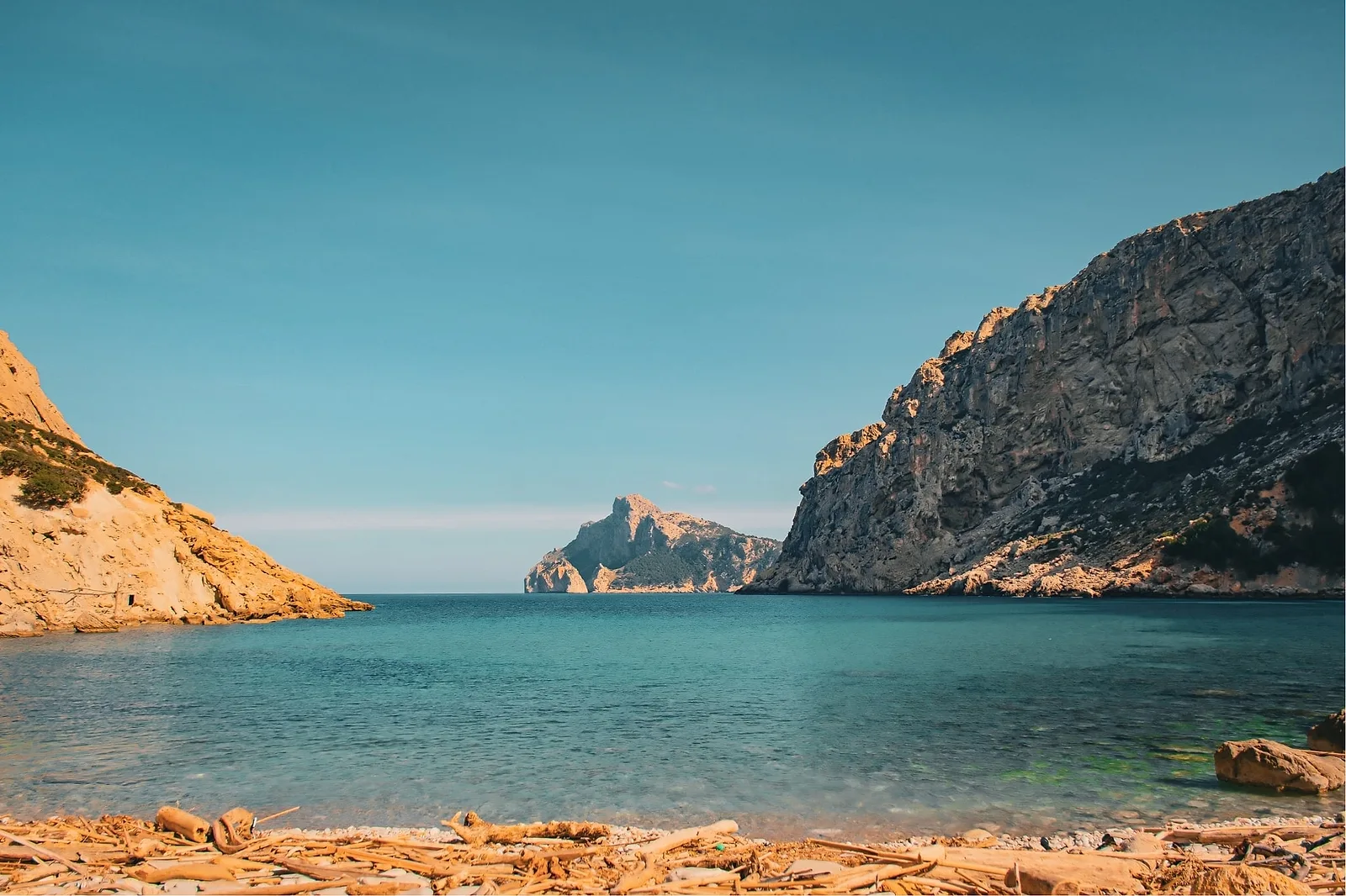 Sa Calobra in Mallroca during sunset