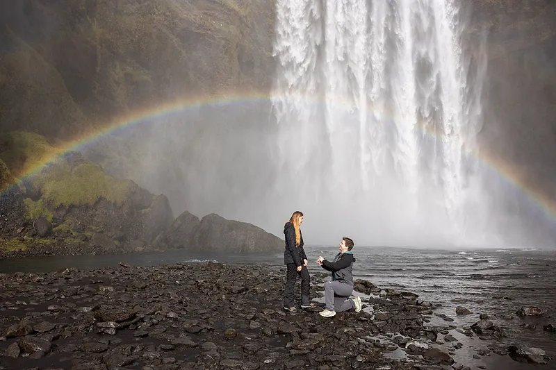 proposal moment on iceland