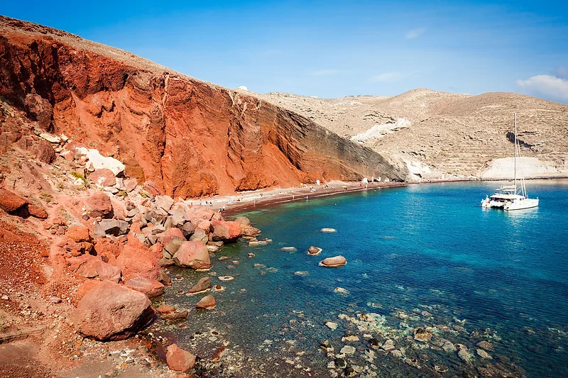 Akrotiri red beach, Santorini