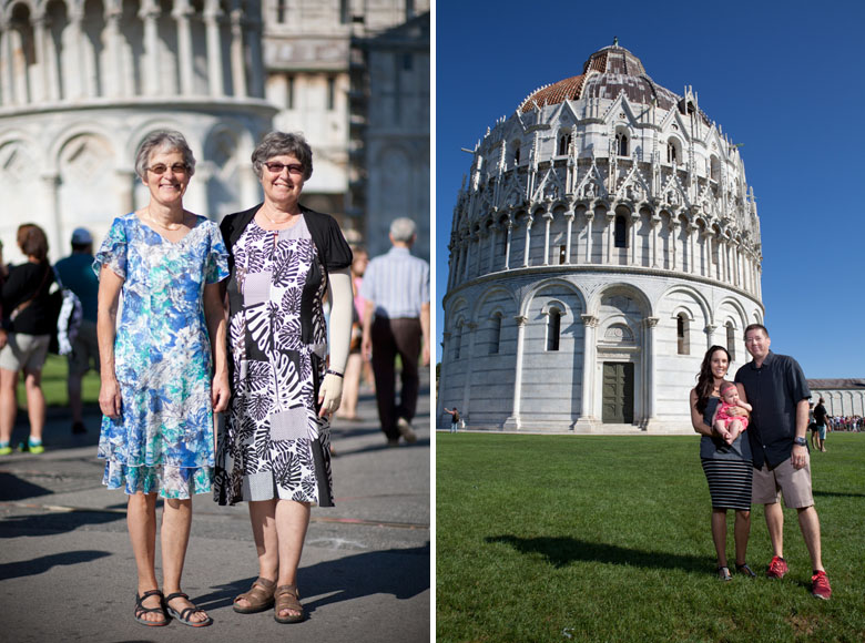 Vacation photographer in Pisa, Italy