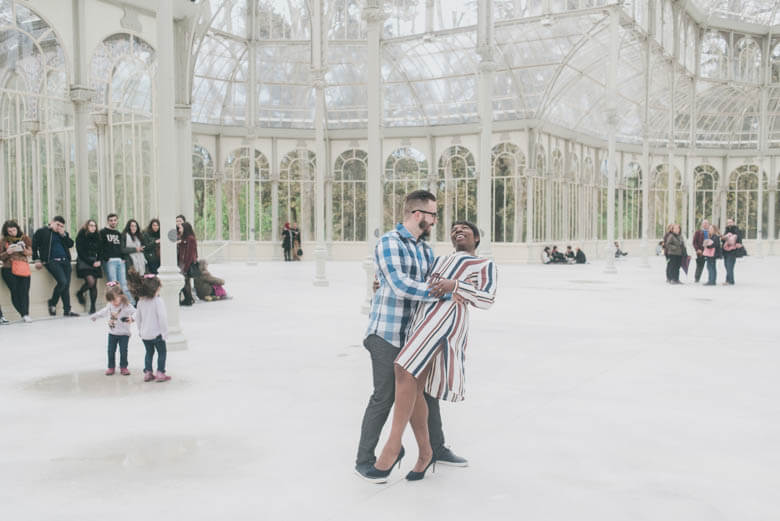 Surprise Proposal Photo Shoot in Madrid