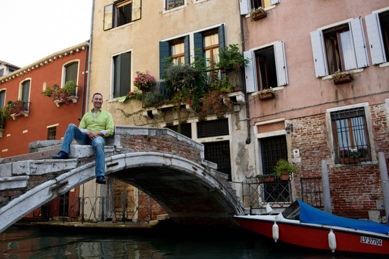 Vacation photographer in Venice