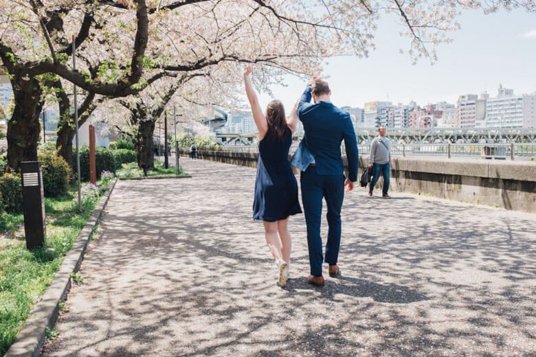 secret proposal photographer in Tokyo