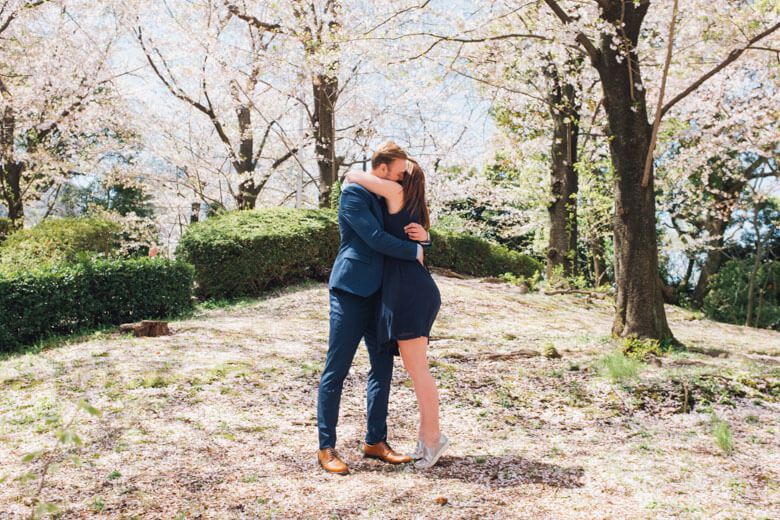 secret proposal photographer in Tokyo