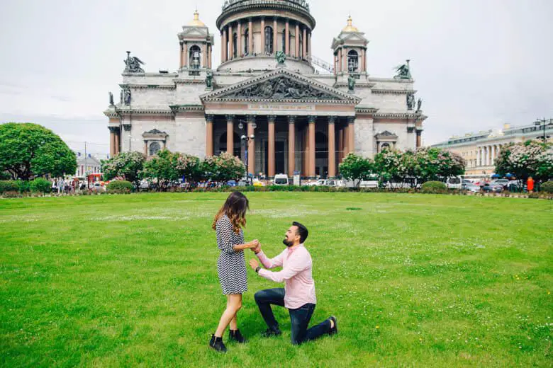 Surprise Proposal Shoot in St Petersburg