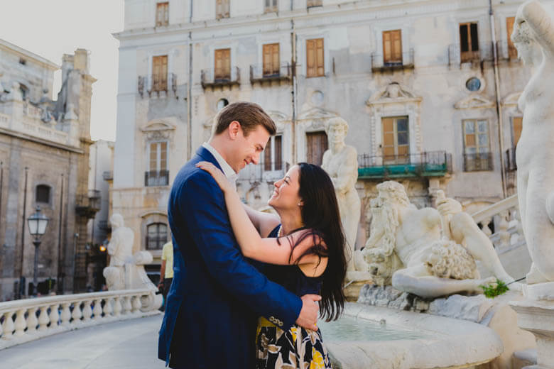 engagement photographer in Palermo, Sicily