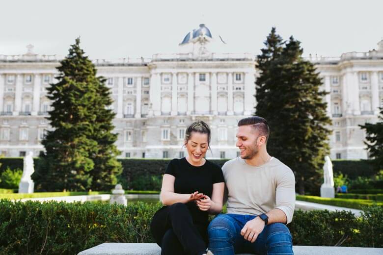 secret proposal photographer in Madrid