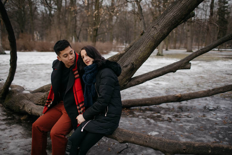 engagement photo shoot in Warsaw