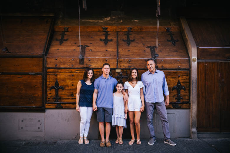 family photoshoot in Florence, Italy