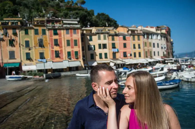 couple photoshoot in Portofino, Italy