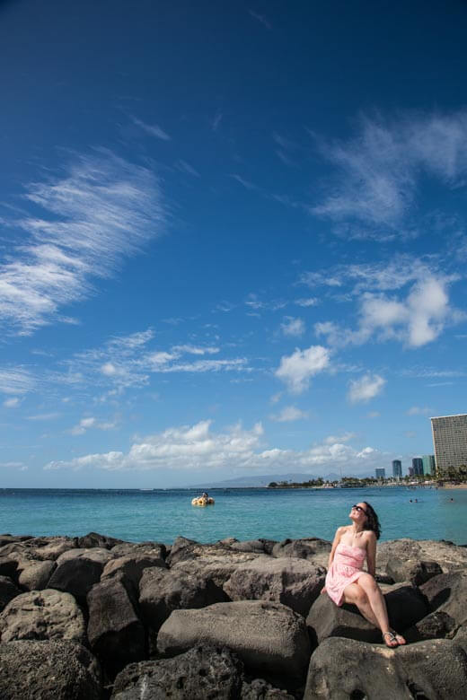 solo vacation photographer in Hawaii