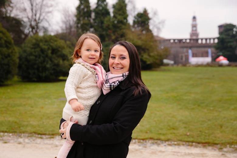 family photographer in Milan, Italy