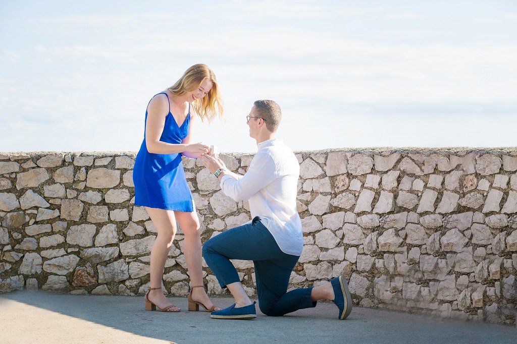 Surprise Proposal Photographer in Nice