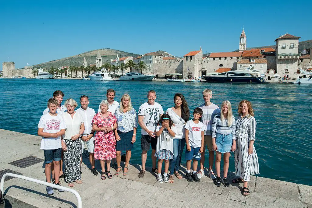 Family Vacation Photoshoot in Trogir
