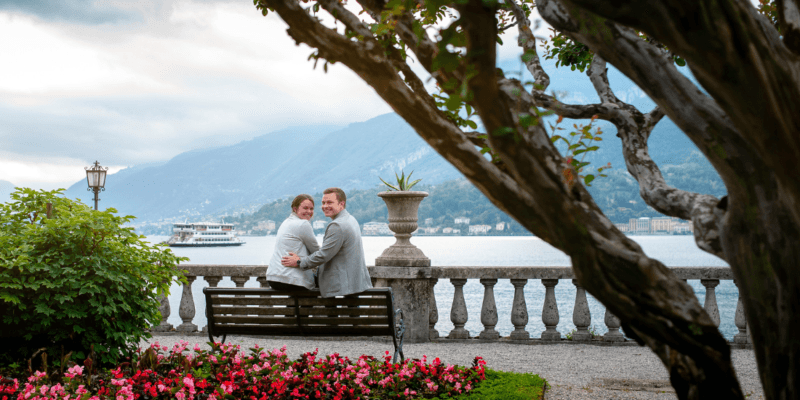 Secret Proposal Photo Shoot on Lake Como