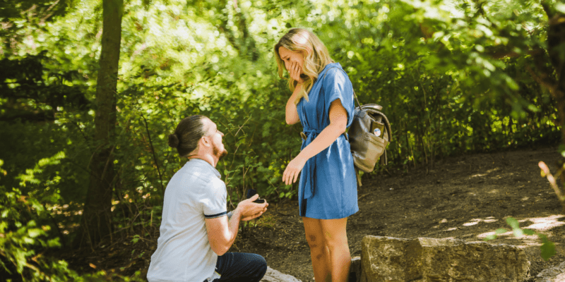 Secret Proposal Photoshoot in Berlin