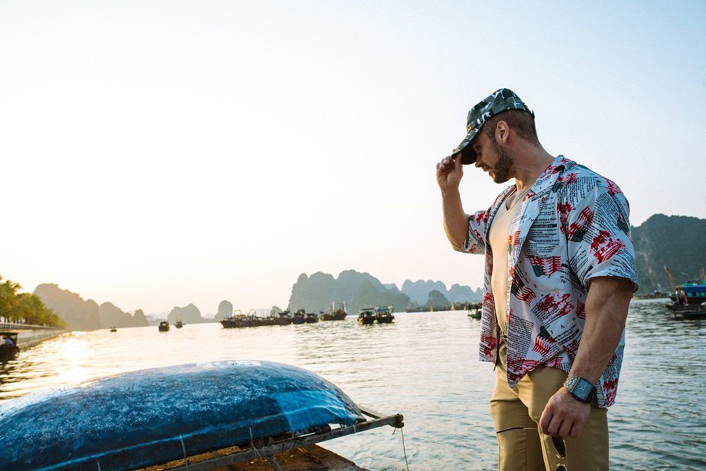 Photographer in Halong Bay