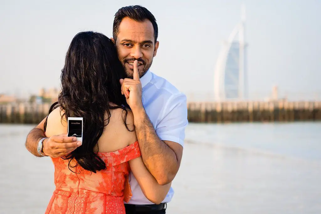Secret Proposal Photographer in Dubai