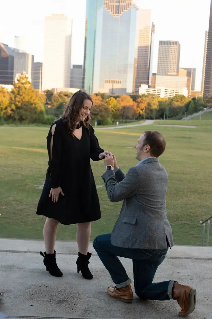 proposal photographer in Houston, Texas