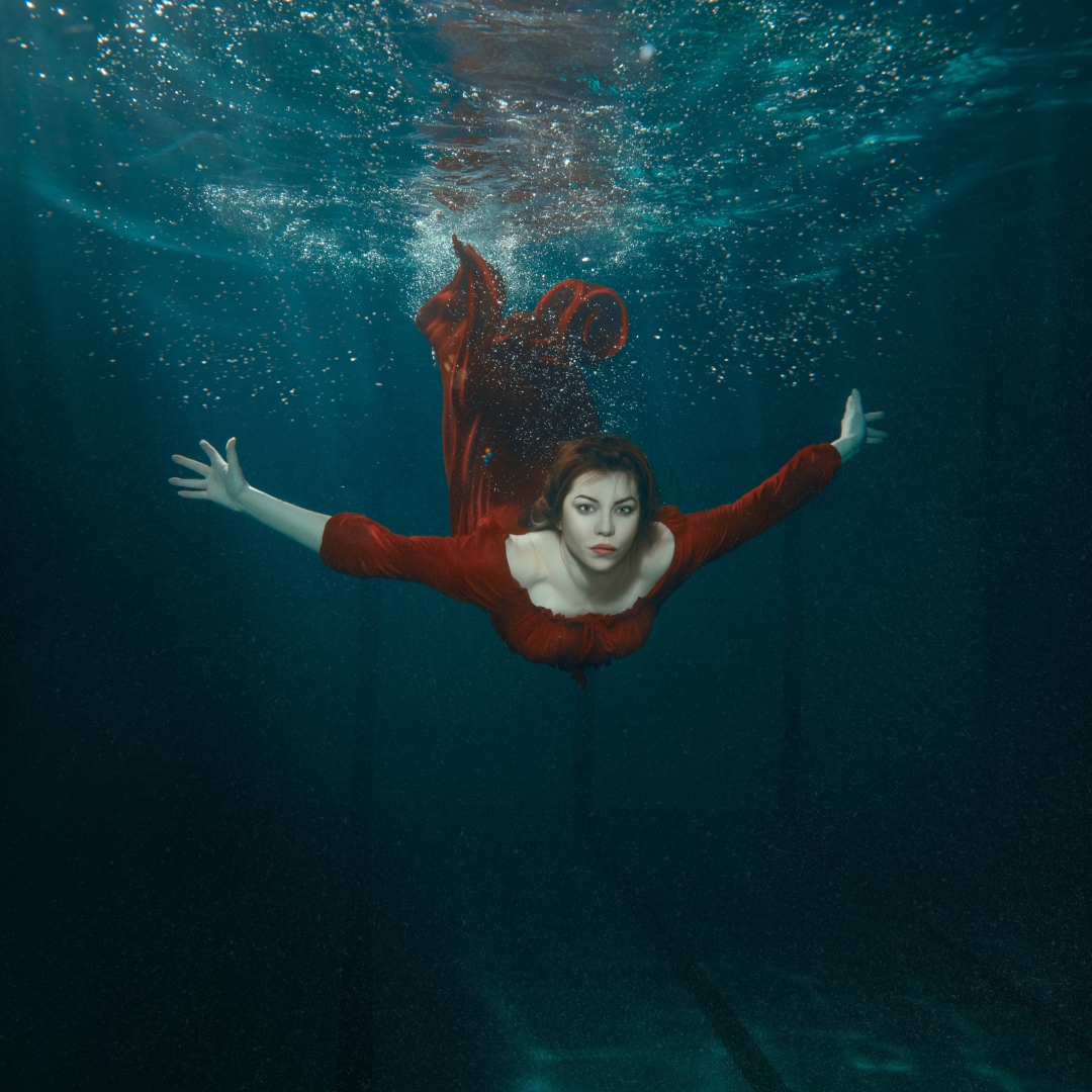 underwater photoshoot