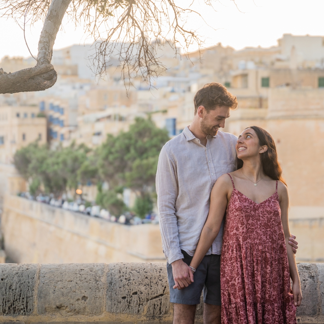 Couple's photoshoot by Tumer, Localgrapher in Valletta