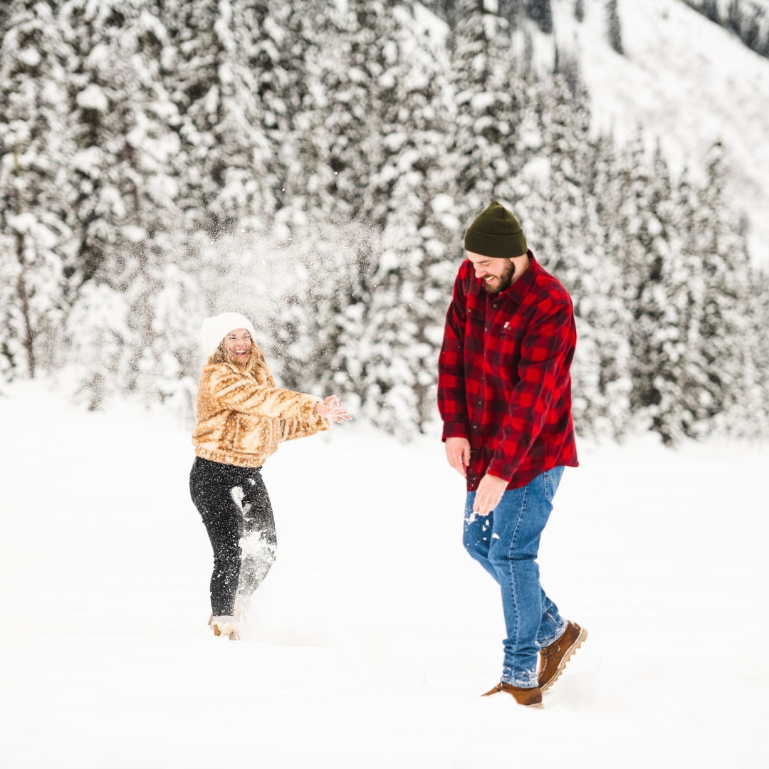 Proposal photoshoot by Adi, Localgrapher at Lake Louise
