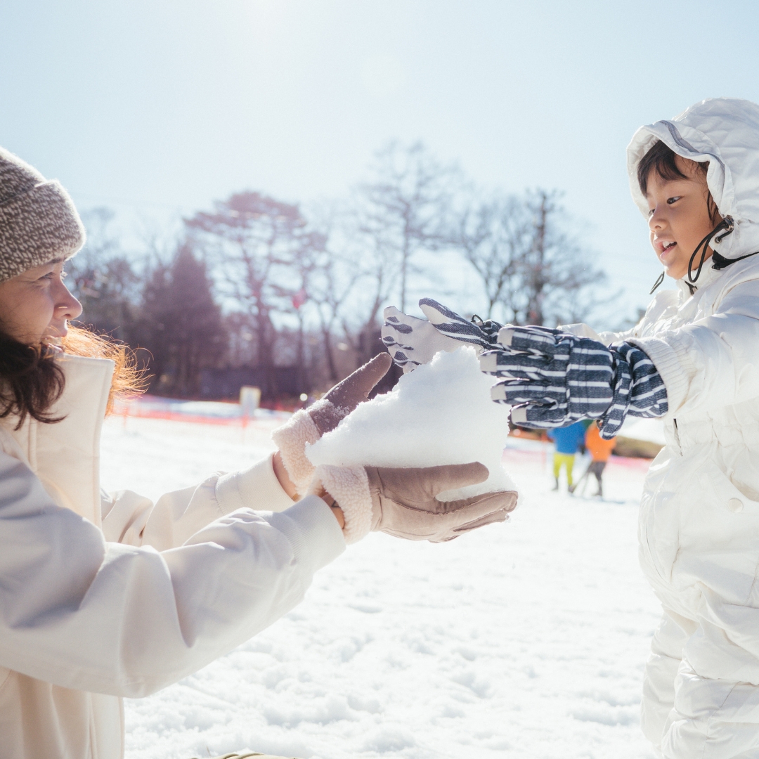 snowman building