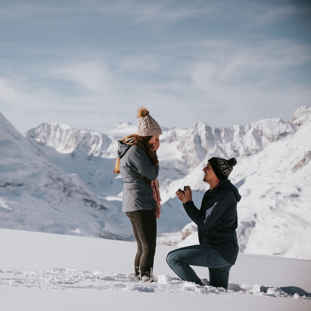 Proposal photoshoot by Ivan, Localgrapher in Zermatt