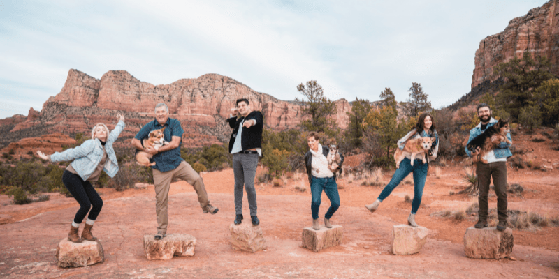 Family Vacation Photoshoot in Sedona