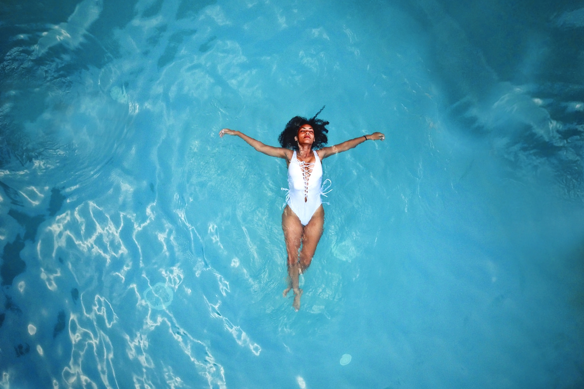 floating pose