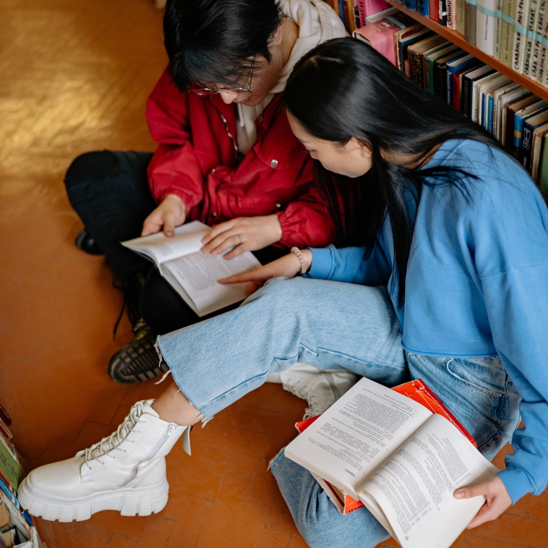 library photoshoot