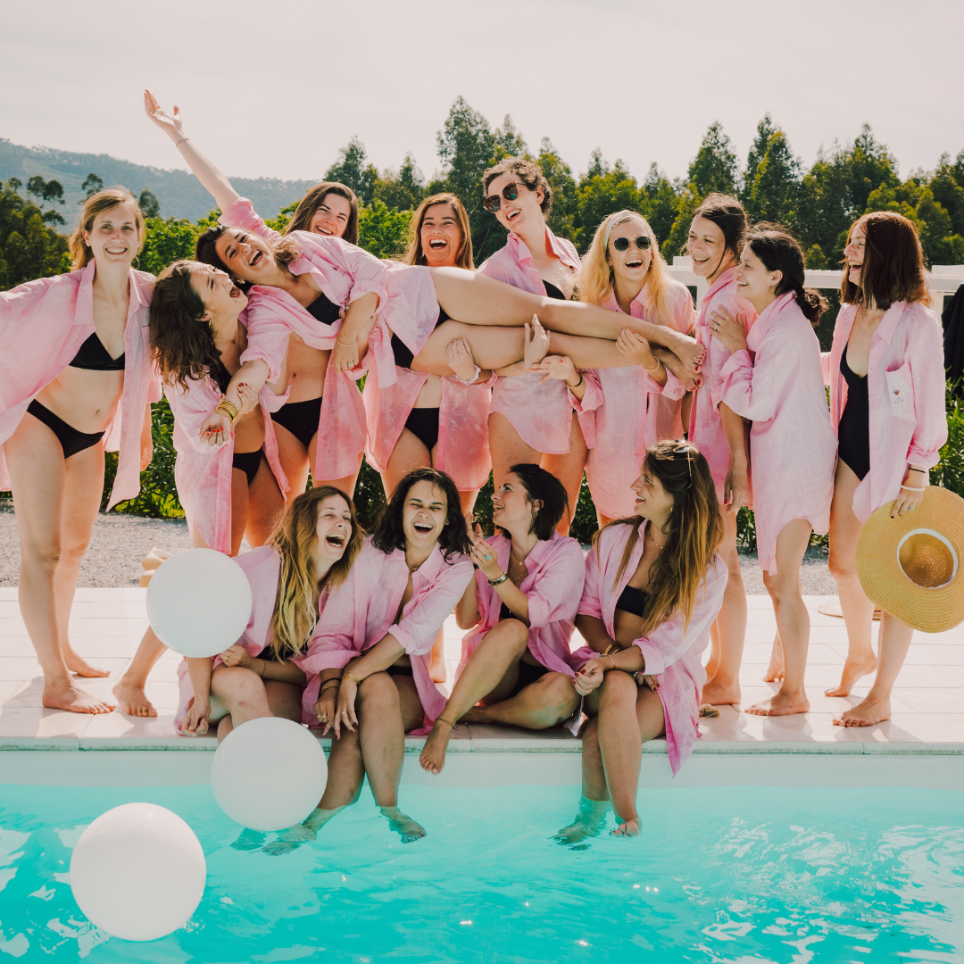 pool party photoshoot