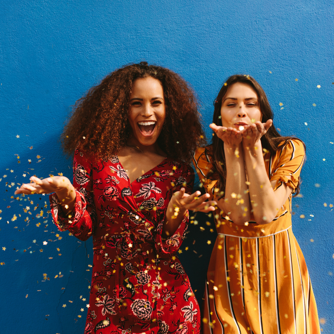 confetti photoshoot
