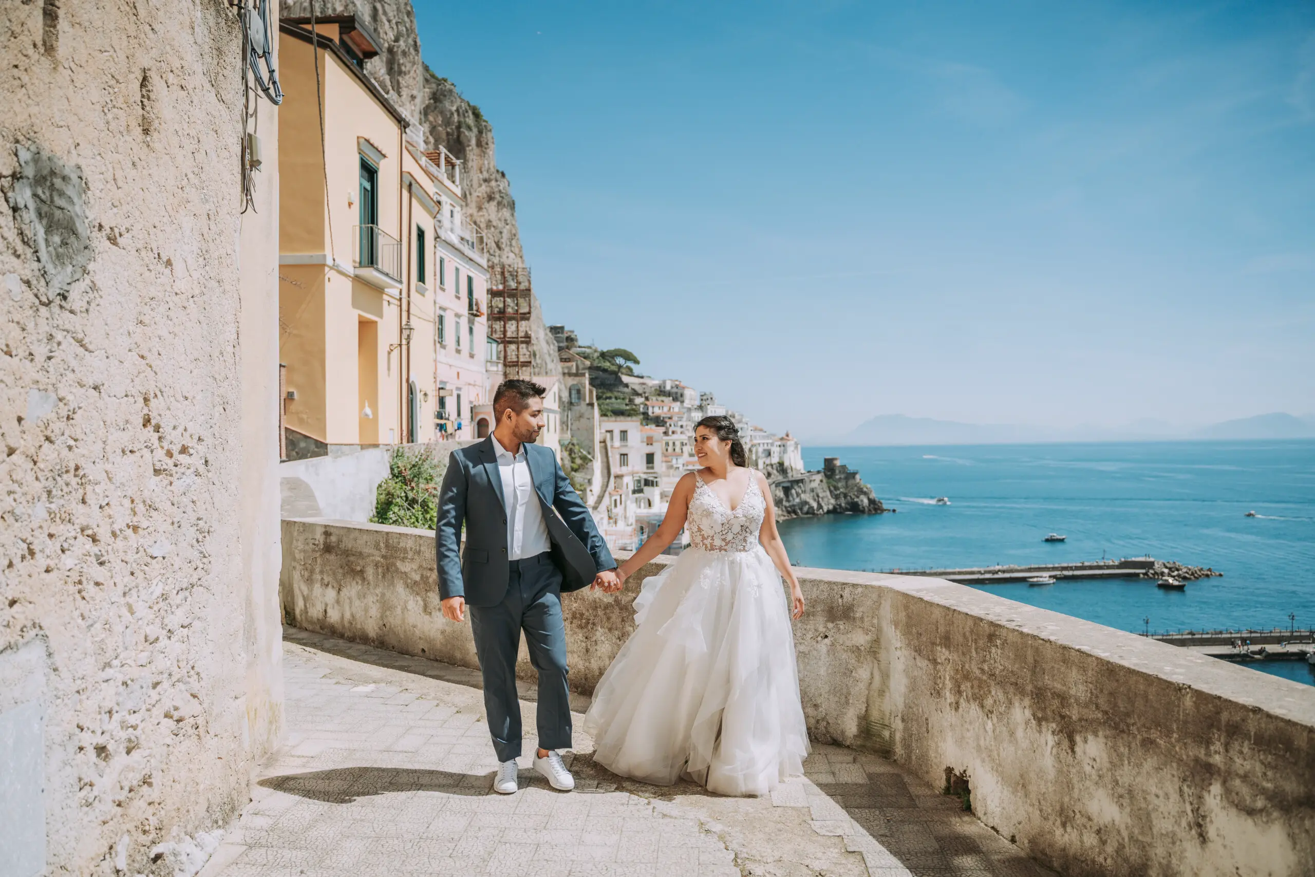 Wedding photshoot by Antonio, Localgrapher on the Amalfi Coast